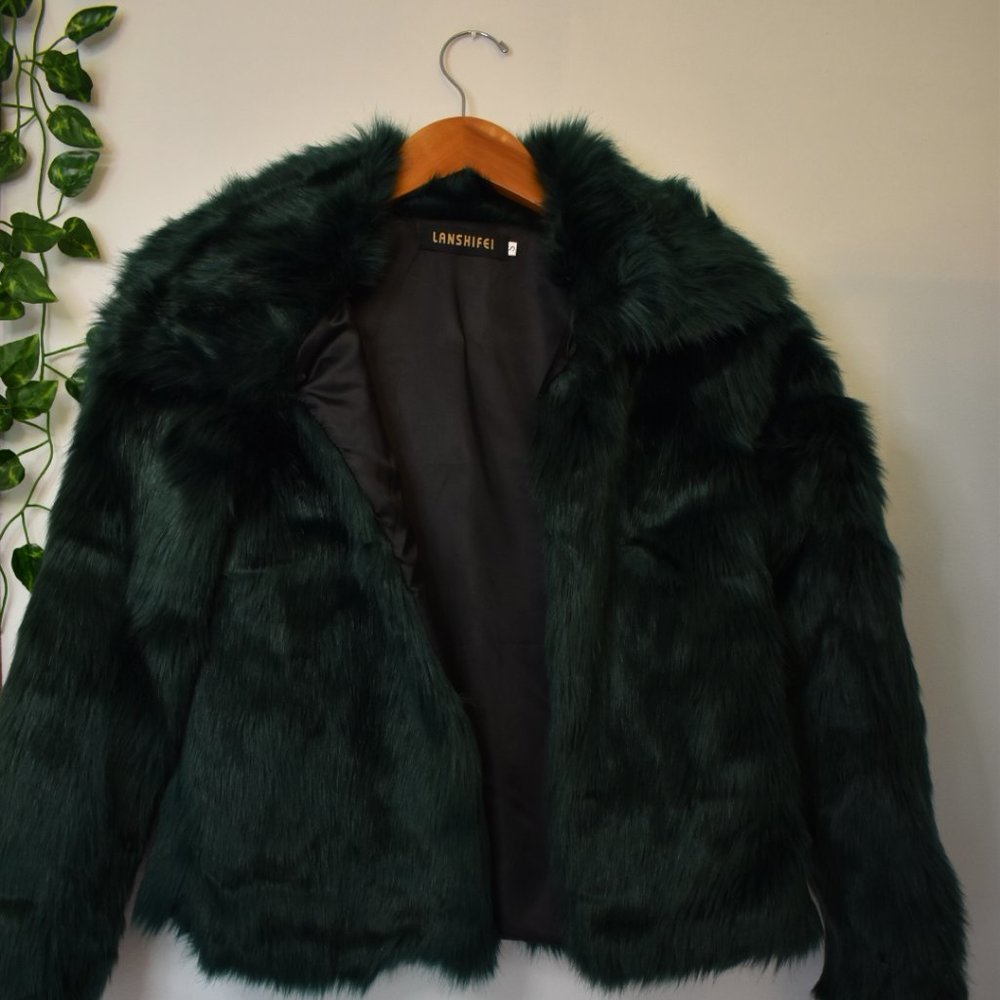 SHEIN Faux Fur Jacket